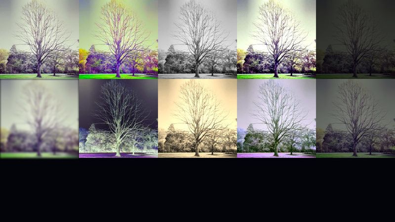 CSS filters with images