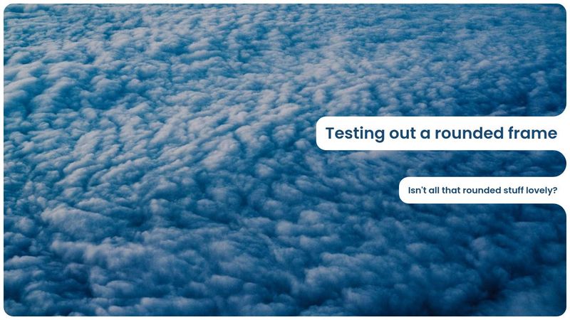 CSS SVG, curved frames
