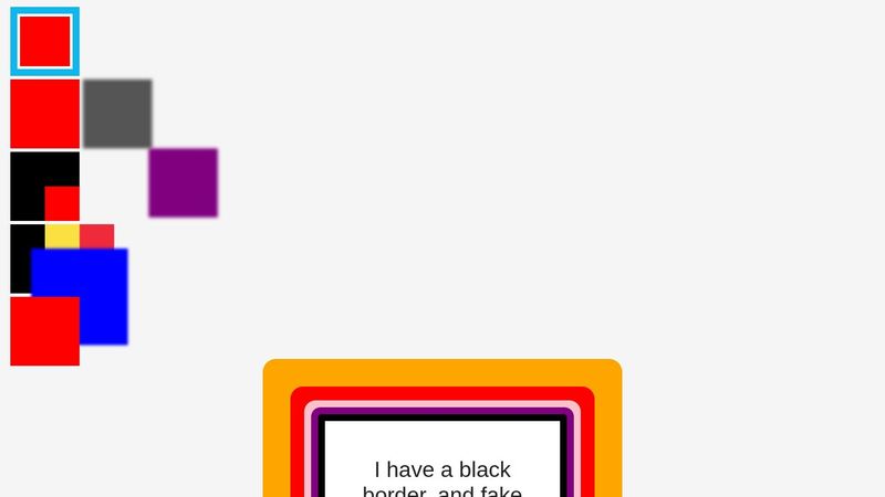 CSS-text|box: shadow