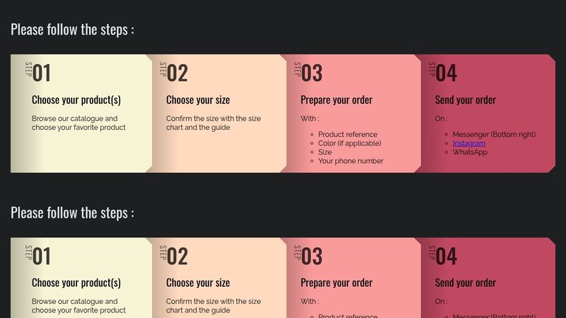 Simple and Responsive Process Chart (HTML5 and CSS3 only)