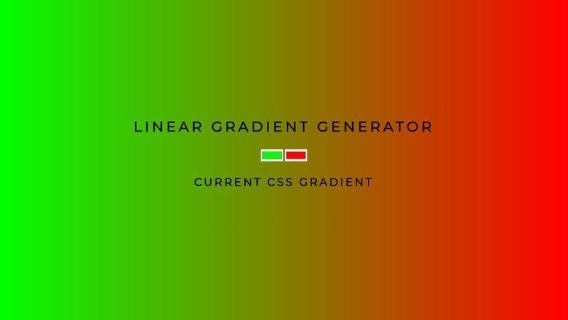 linear gradient generator