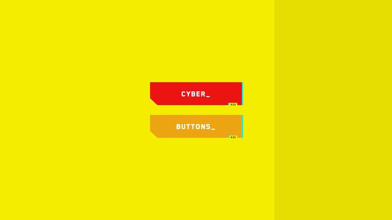 Pure CSS Cyberpunk 2077 Buttons 😎