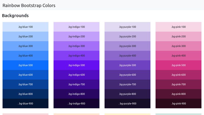 Bootstrap 5 Colors in CSS (Pure CSS)