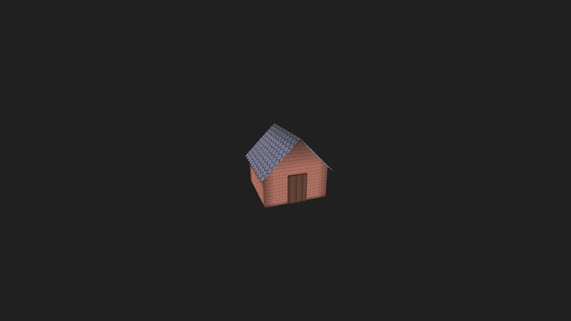 CSS 3D House - try dragging & zooming