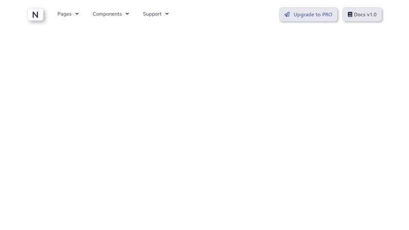 Neumorphism UI - themesberg-production - Mega Menu image.