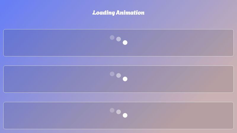 loading animation