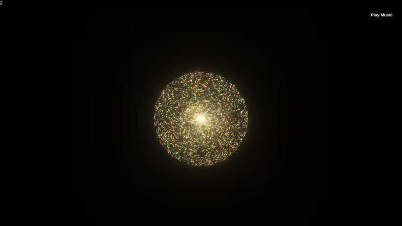 three.js + audio visualizer