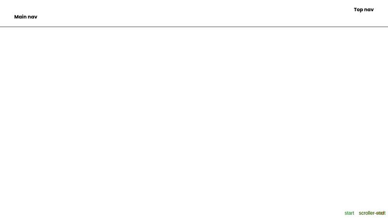 Header animation