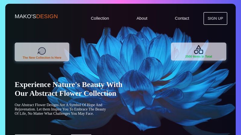 Flower Website Template