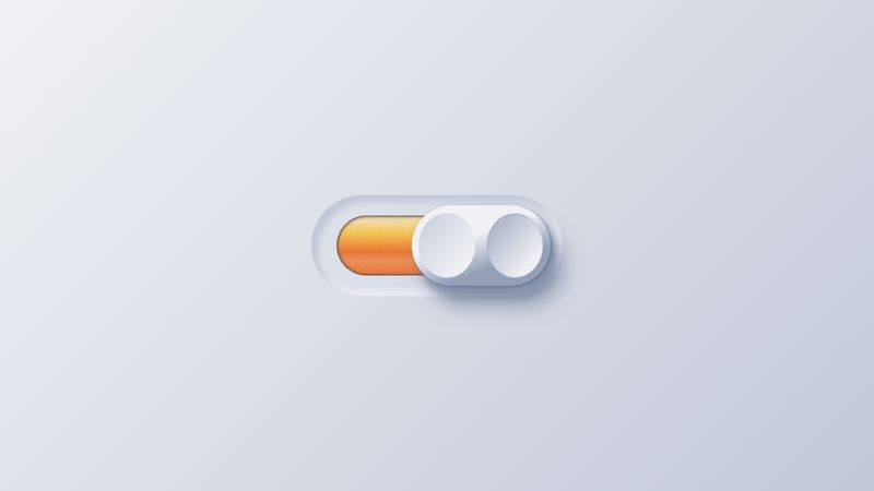 3D Orange Switch (Pure CSS)