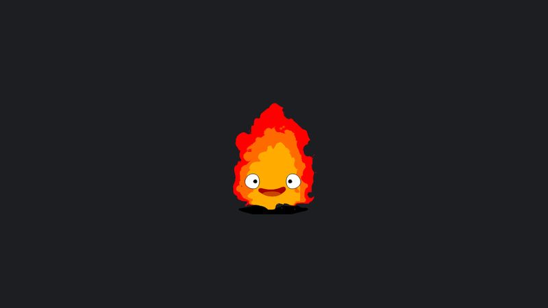 Calcifer SVG filter animation