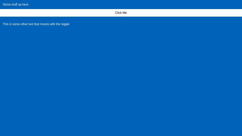 Toggle and Slide CSS Animation