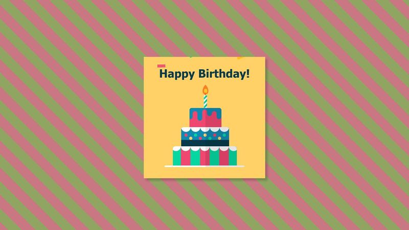 CSS Birthday Card