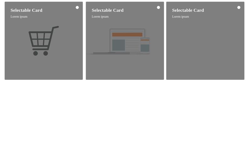 Selectable Card