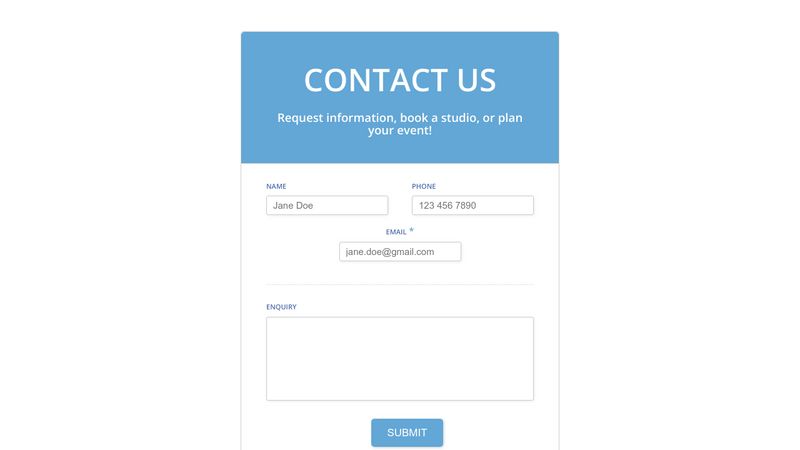 Responsive Contact Form [PHP]