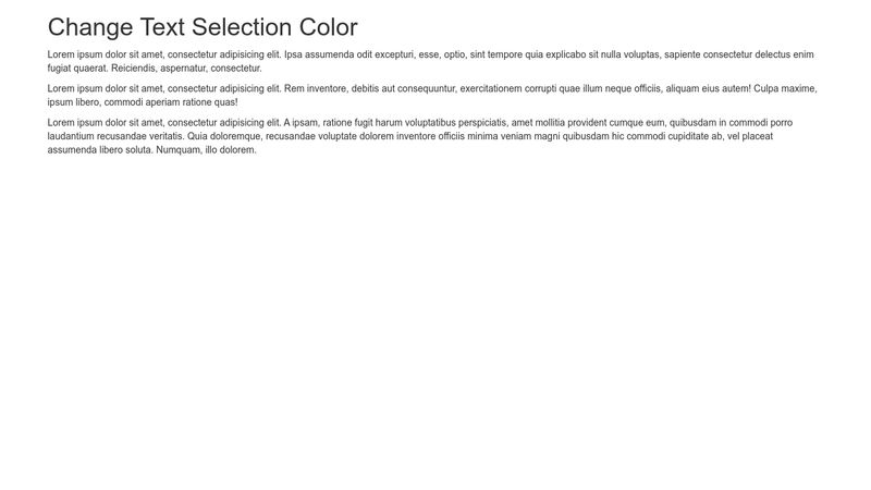 change-text-selection-color