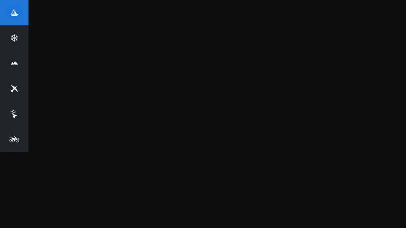 Icon vertical nav