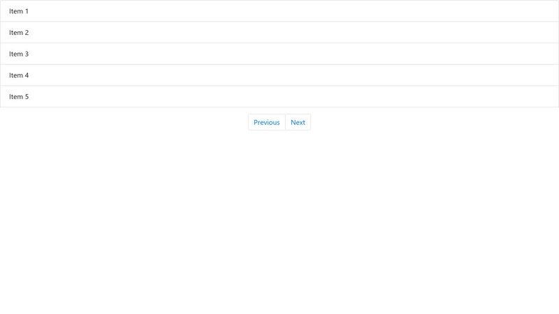 Simple Pagination with JS