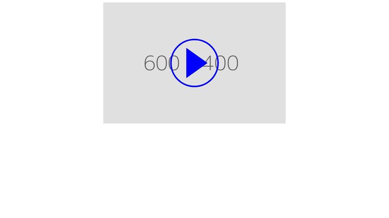 Play button css media player button css