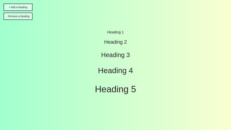 Gradually increase font-size