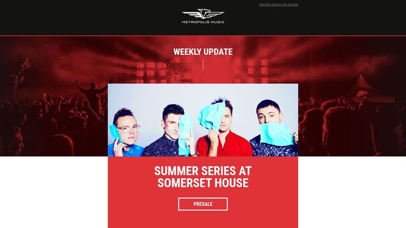 Metropolis Music : email template Metropolis Music : email template