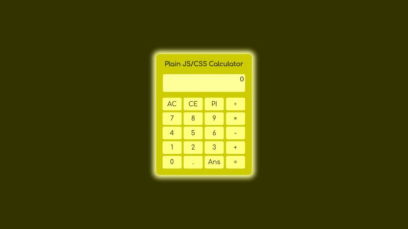 JavaScript Calculator
