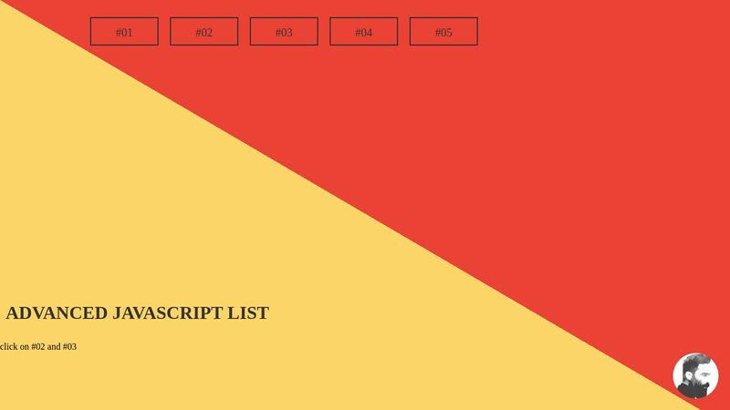 Advanced JavaScript List And Dropdown