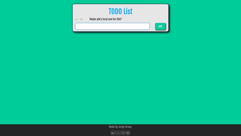TODO List with JQuery
