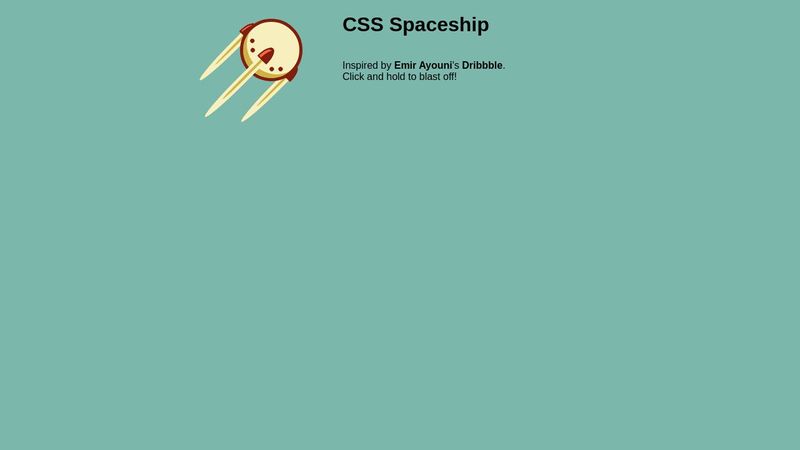 CSS Spaceship