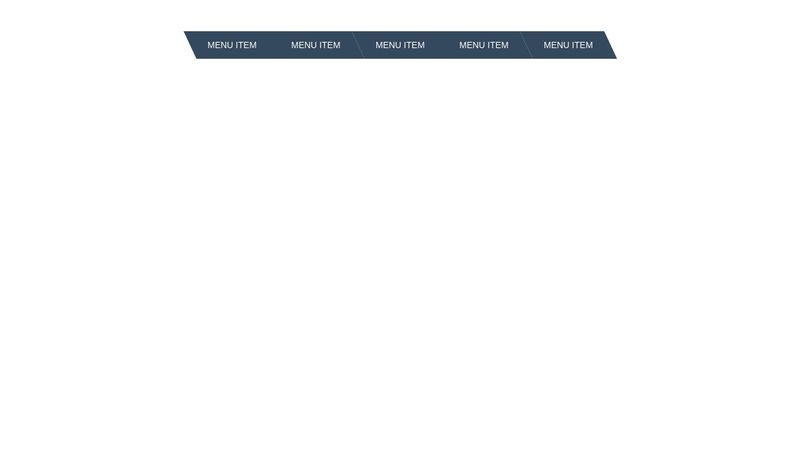 Zigzag dropdown menu concept