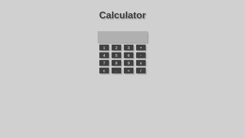 Simple JS Calculator