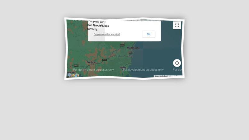 HTML/CSS only map frame by Jani Kraner