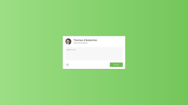 Social media - Post card