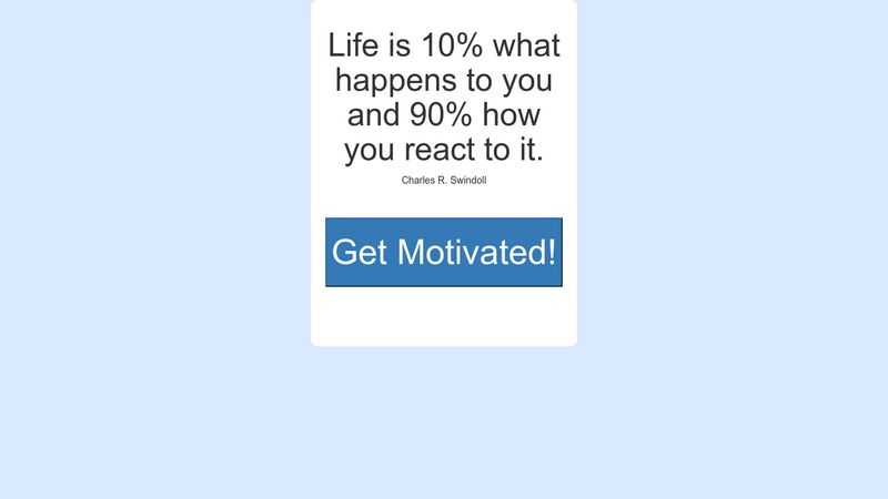 Motivational Quotes Generator