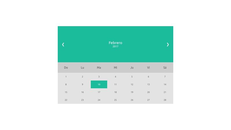 Calendario | html/css - S.C.A (Speed Code Art) | Lyrians Projects