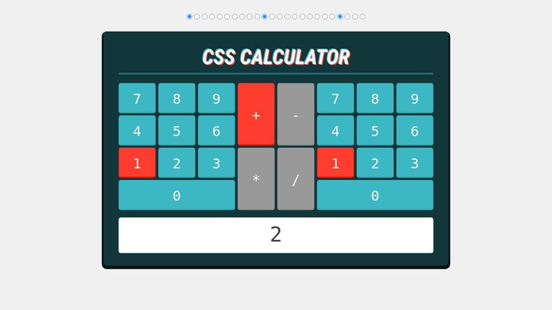 CSS: Calculator