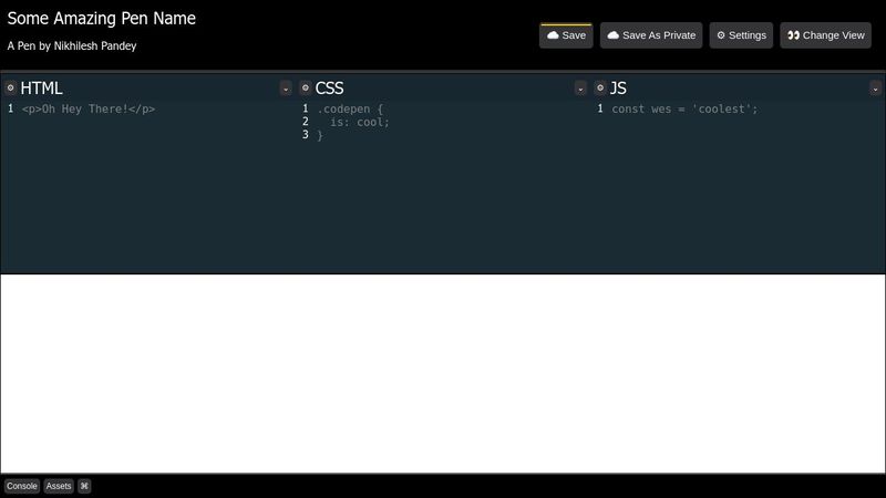 Recreating CodePen using CSS Grid