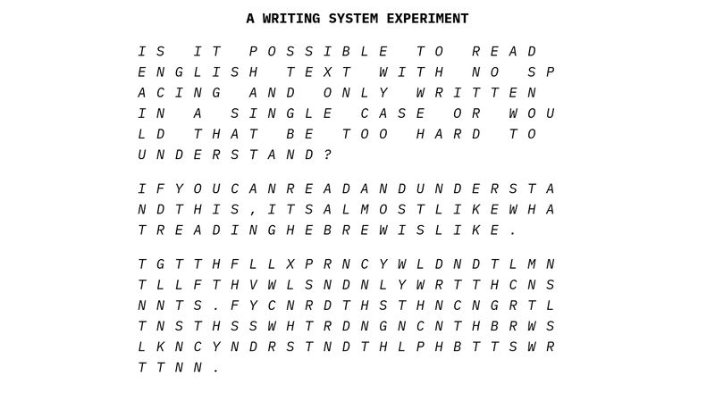 a-writing-system-experiment