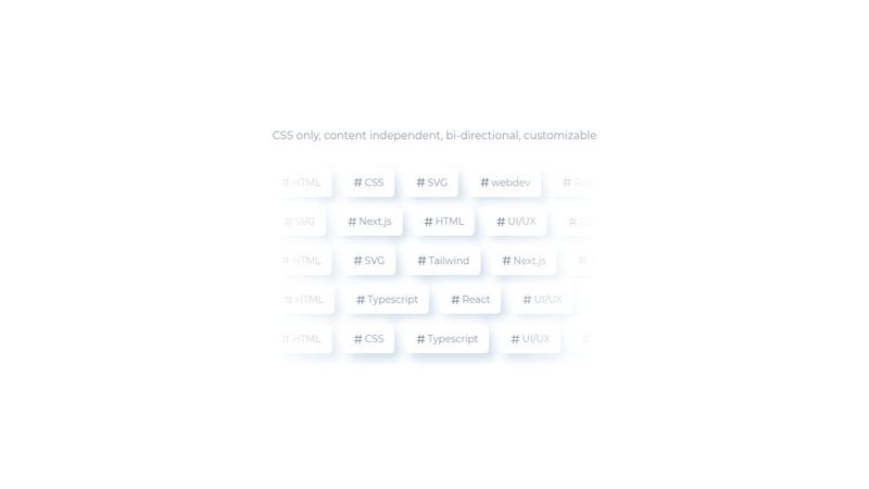 Infinite Scroll Animation