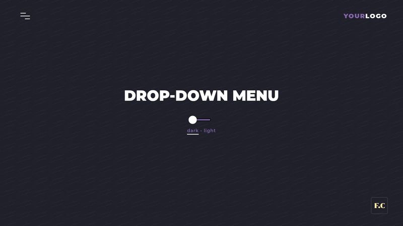 Drop-down menu