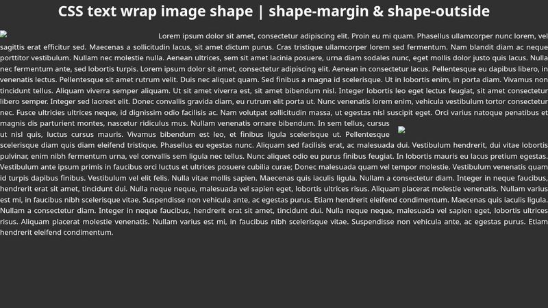 Wrap Text Image | CSS 'shape-outside'