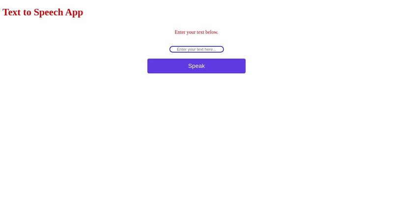 Text to speech convertor