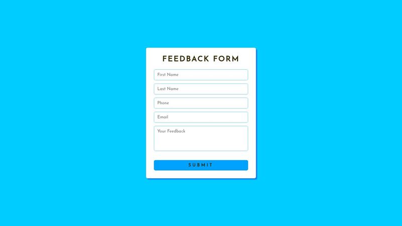 Feedback Form