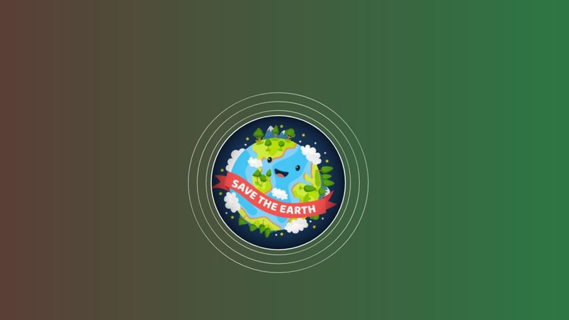 CSS Pulsating And Rotating Earth Animation Effects