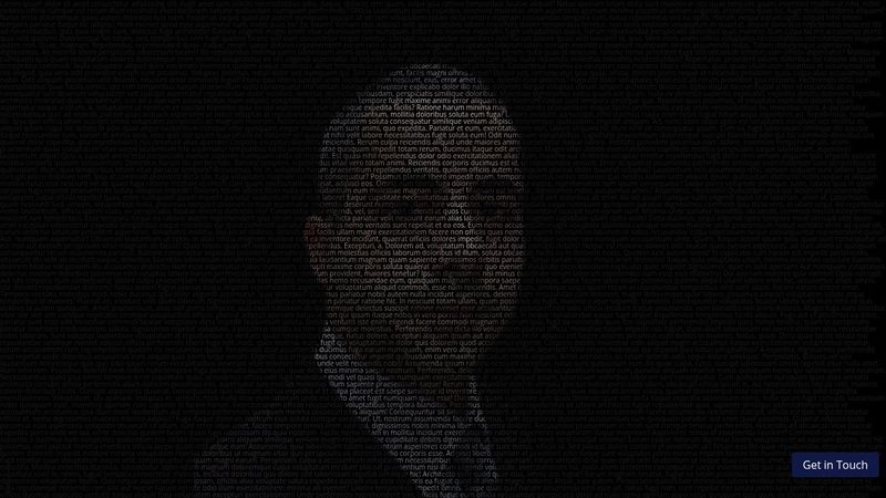 CSS Text Portrait