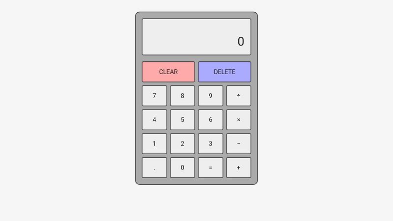Simple Calculator: HTML, CSS, JavaScript Tutorial