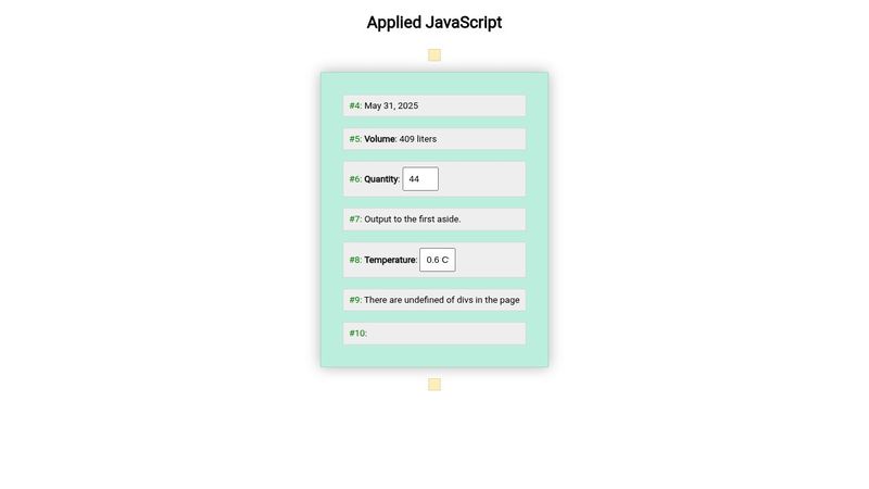 🔒 Applied JavaScript Activity