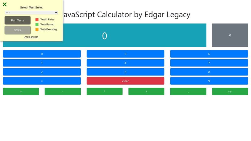 JavaScript Calculator