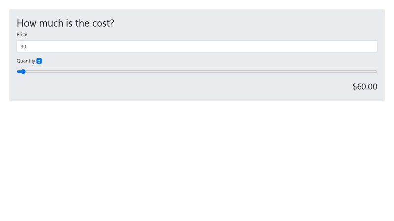 JavaScript Pricing Calculator