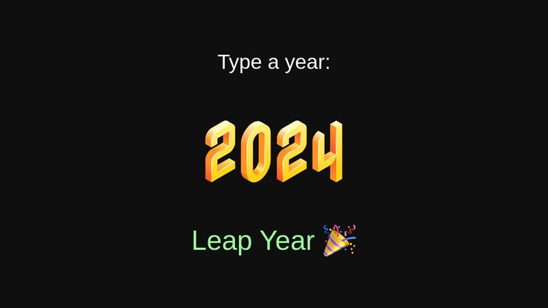 CPC: CSS Only Leap Year Checker (with regex)